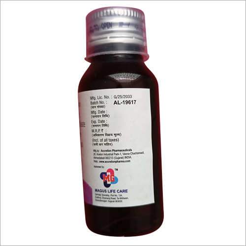 60 ml Dextromethorphan Hydrobromide Chlorpheniramine Maleate And Phenylephrine Hydrochloride Syrup