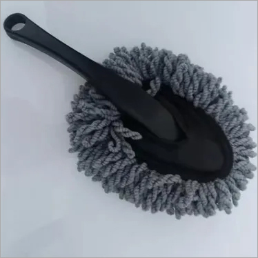 Car Duster - Microfiber Material, 10 Inches | Ergonomic Handle, Lightweight Gray Design