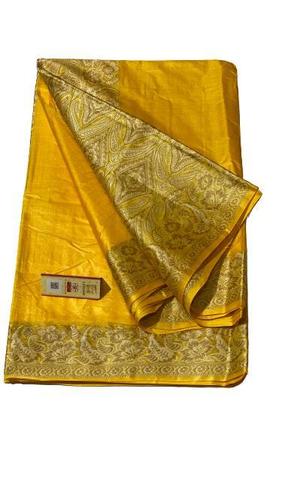 Pure Tussar Silk Plain Sarees , Weaved Pallu .