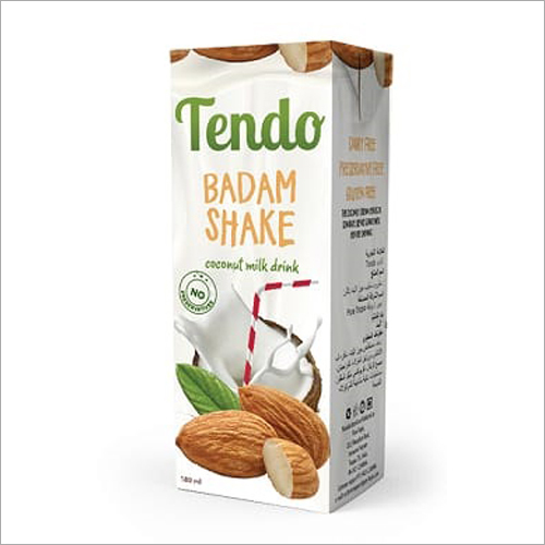Badam Shake Coconut Milk - 500ml Tetra Pack | Low Fat, Coconut Milk Infused with Almond Flavor, Ideal for Cooking and Healthier Recipes
