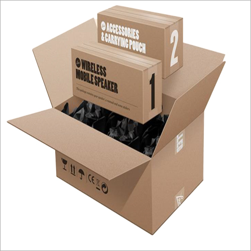 Black Printed Corrugated Box