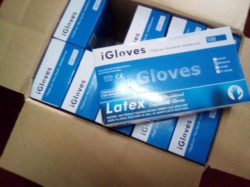 Disposable Blue Long Nitrile Examination Gloves Disposable Blue Long Nitrile Examination Gloves