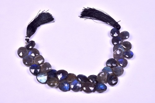 Labradorite Heart Beads By K. C. INTERNATIONAL