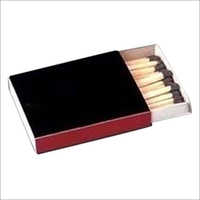Safety Match Stick Box - Durable Moisture-resistant Cardboard, Black Match Head Color, Varied Sizes Available