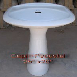 25x20 Inch Pedastal Wash Basin