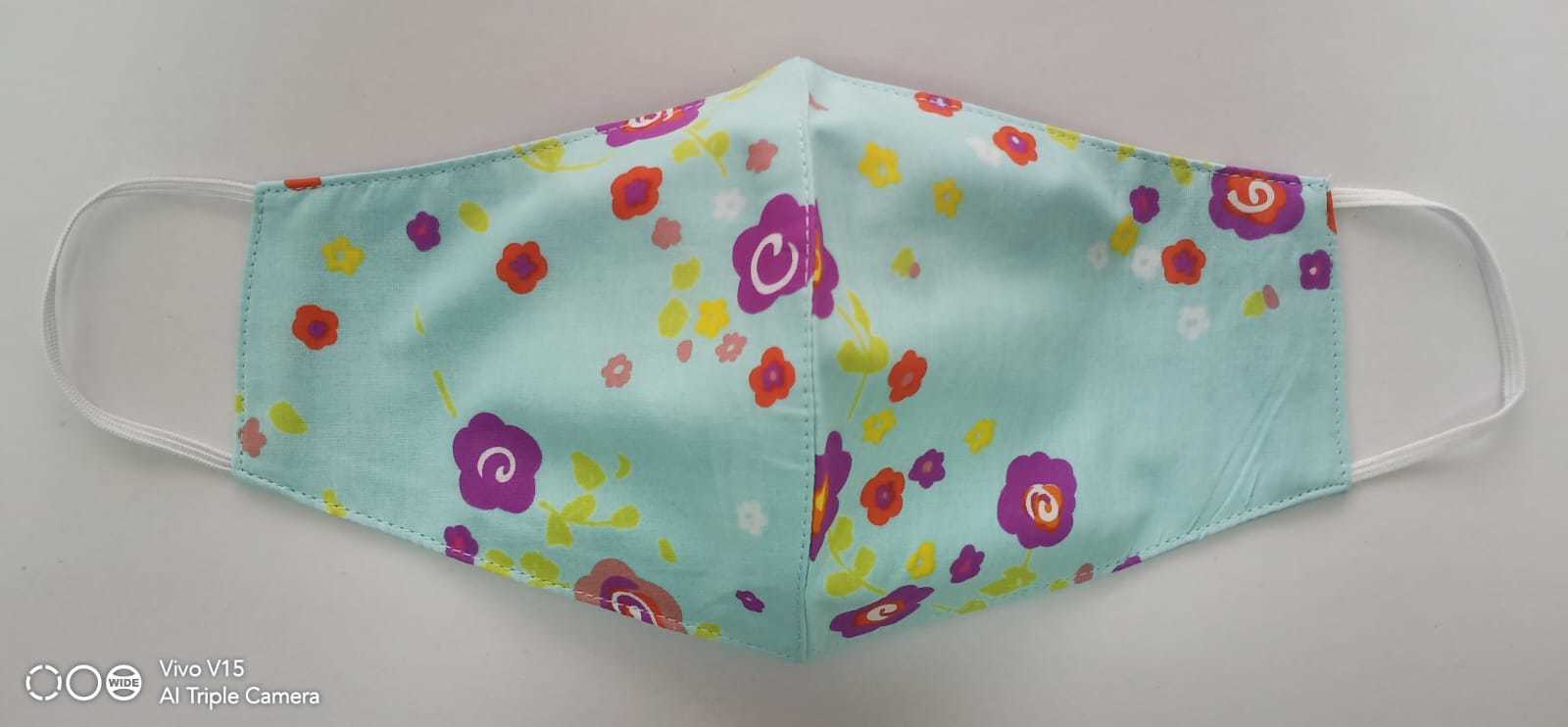 2 Layer 100% Cotton Face Mask ( Reversible )