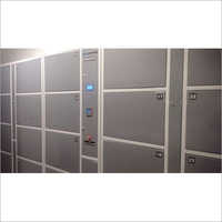 Electronic Office File Locker - Mild Steel, 6.5ft Height X 6ft Width, Grey Color | 24 Lockers With Digital, Coin, & Code Lock, Smart Self-service System, Corrosion Resistant, Durable, Eco-friendly, Scratch Resistant