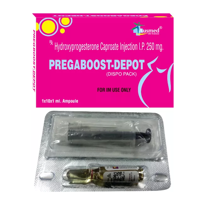 Hydroxyprogesterone Caproate IP250 mg/PREGABOOST-DEPOT-250