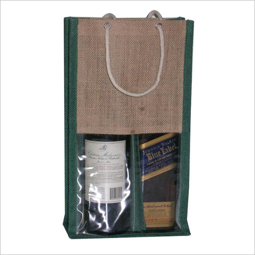 Bottle Bags - Wine Bottle Jute Bag Manufacturer from Kolkata