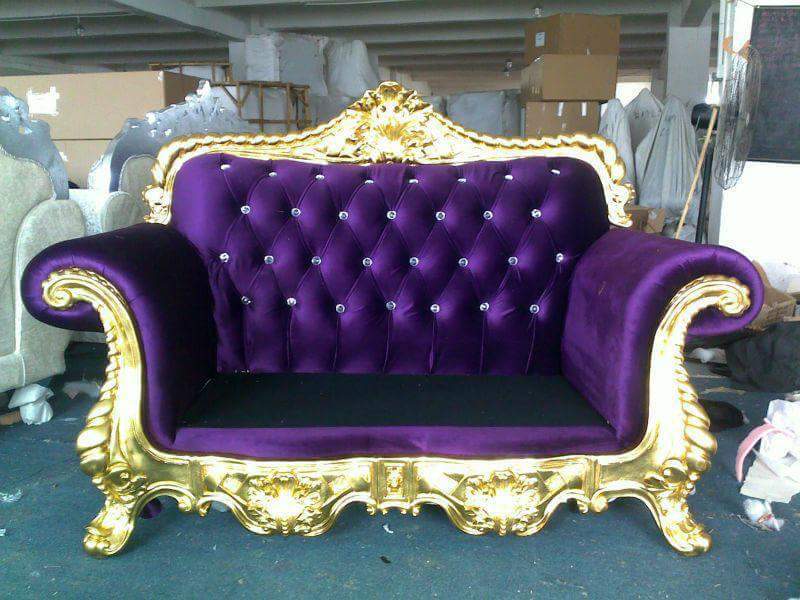 Medieval Style Wooden Sofa