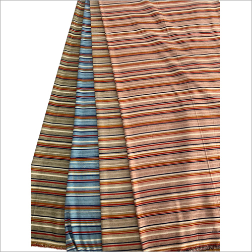 Available In Different Color Striped Dress Material Fabric
