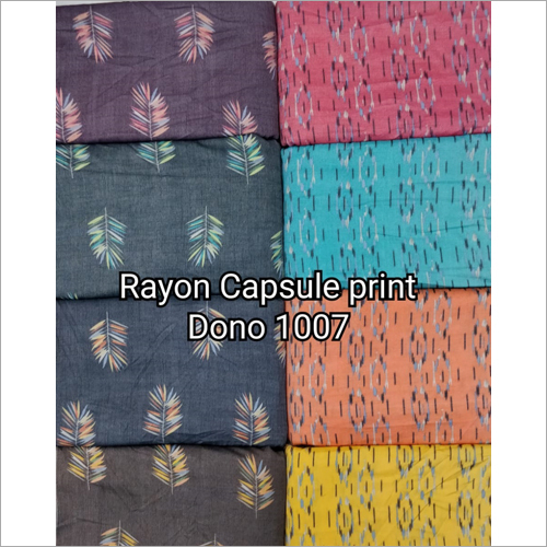 Rayon Capsule Print Fabric