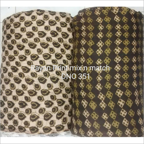 Rayon Print Mix N Match Fabric