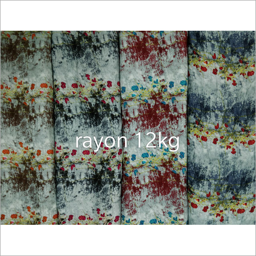 12 Kg Rayon Print Fabric