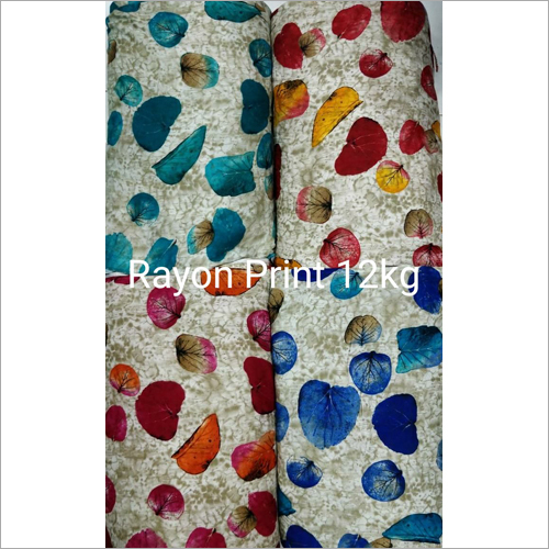 Rayon Print Garments Fabric