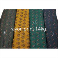 14 Kg Rayon Print Fabric