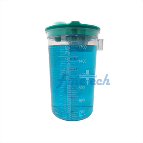 Transparent 8 Ltr Ps Waste Container