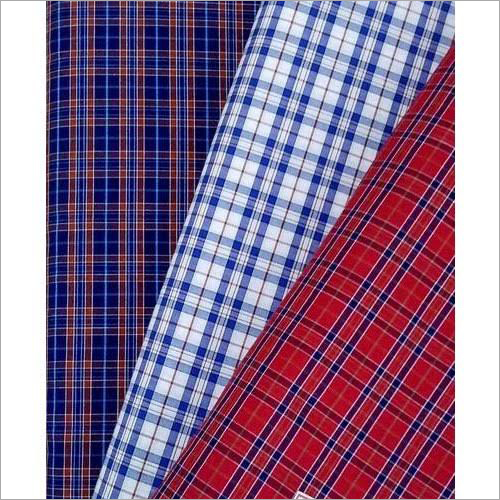 Cotton Check Printed Fabric