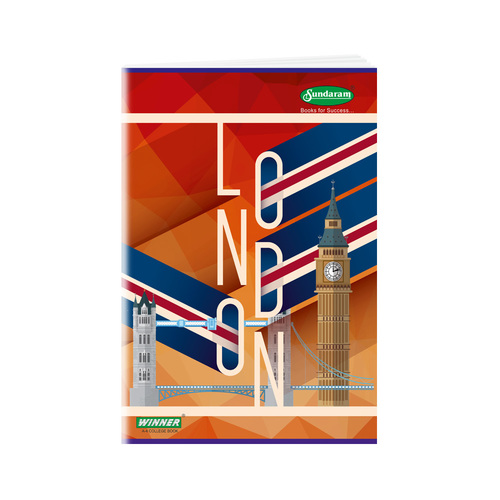 Sundaram Winner A/4  Book - 280 Pages (C-28) Wholesale Pack - 72 Units