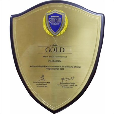 Polished Metal Plaques For Award Ceremony and Functions Use