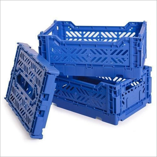 Blue Foldable Crate