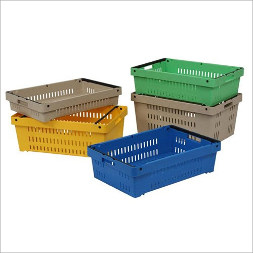 Any Color Rectangular Plastic Crate