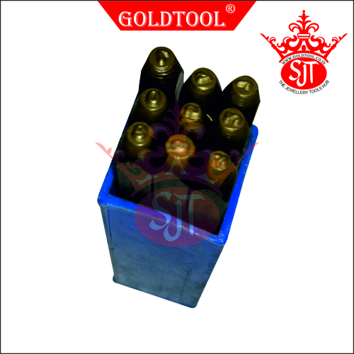 Gold Tool 0 To 9 Stamp