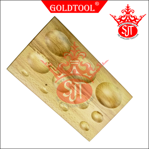 Gold Tool 11 Cavity Oval Dapping Block