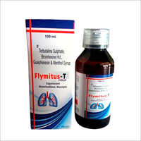 100 ml Terbutaline Sulphate Bromhexine HCL Guaiphenesin and Menthol Syrup