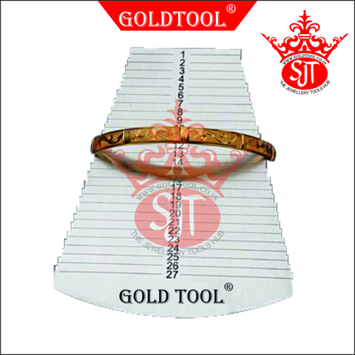 Gold Tool Bangle Metal Gauge 1 To 27 MM