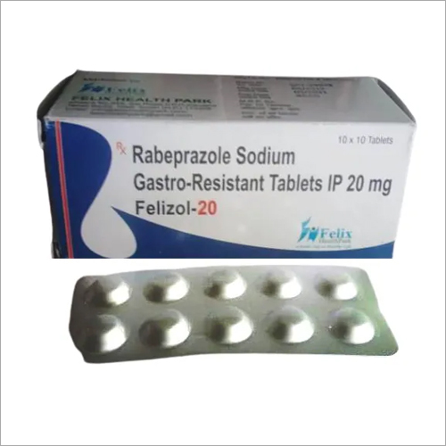20 Mg Rabeprazole Sodium Gastro Resistant Tablets