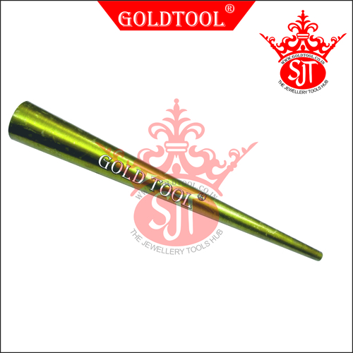 Gold Tool Bracelet Iron Mandrel Oval
