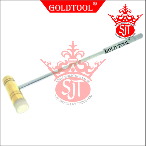 Gold Tool Hammer Brass And Fiber Mallet With Aluminum Handle