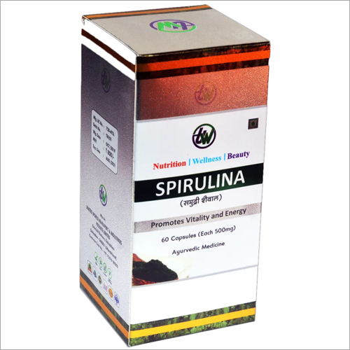 500 Mg Spirulina Capsules Ingredients: Herbal Extract