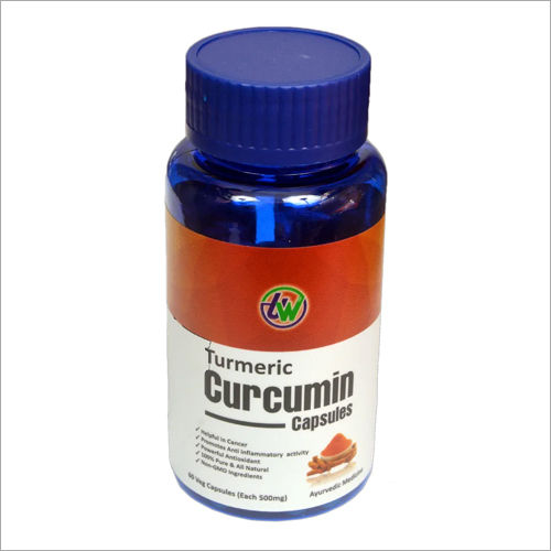 500 Mg Turmeric Capsules Ingredients Herbal Extract at Best Price in