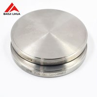 Sliver 98mm Sized Titanium Metal Disk Dental Cnc Titanium Disc