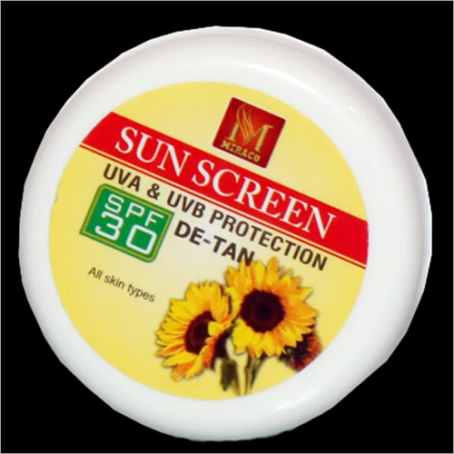 White Sunscreen Cream