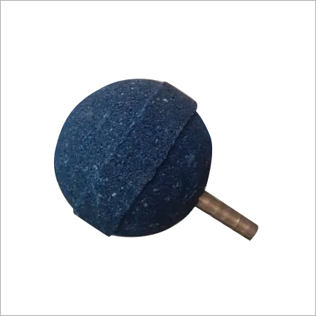 Round Air Stone - Box Packaging, Durable Blue Air Stone for Enhanced Aquarium Aeration