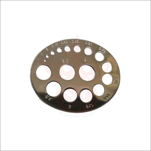 Gold Tool Oval Steel Diamond Gauge