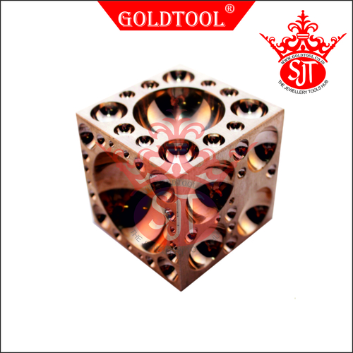 Gold Tool Gun Metal Domming Block