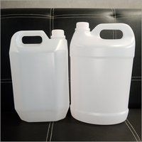 Plastic Jerry Can - Hdpe 5 Ltr, Natural Milky Color | Durable, Lightweight 220-320 Grams, Screw Cap, Ideal For Chemicals & Fluids
