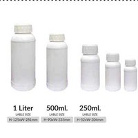 White Plastic Pesticide Bottle