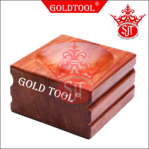 Gold Tool Hard Wood Dapping Block