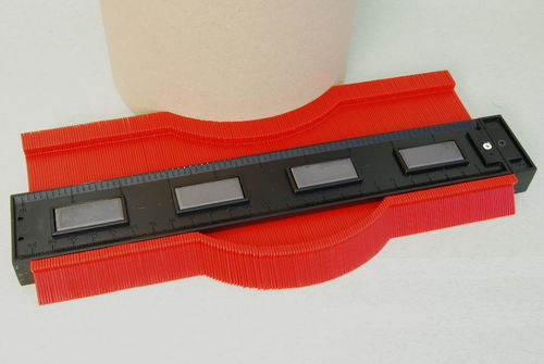 Red 10 Inch Shaping Template
