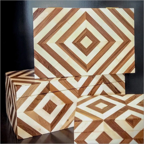 Horn Wooden Jewellery Box