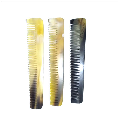 Horn Hair Comb - Premium Horn Material | Unisex Design for Boys, Girls, Men, and Women