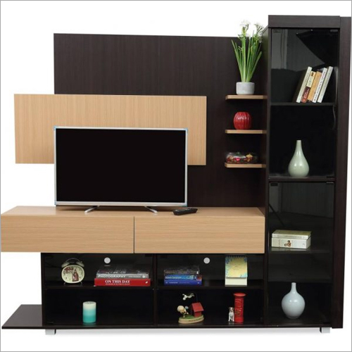 Wooden TV Cum Wall Unit