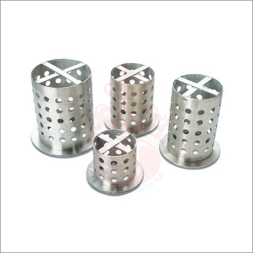 Gold Tool Perforated Steel Flasks