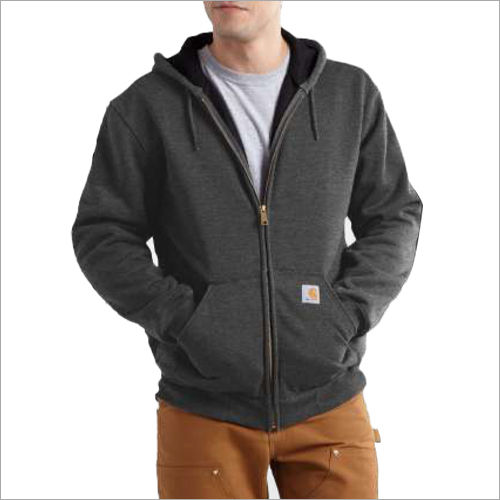 Mens Zipper With Hood