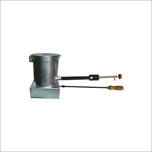 Gold Tool Round Melting Gas Furnace Square Base